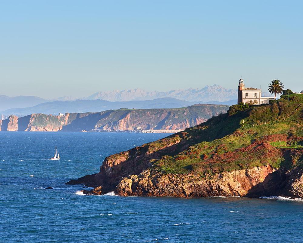 Imagen fondo de escritorio - Faro de Candás. Carreño