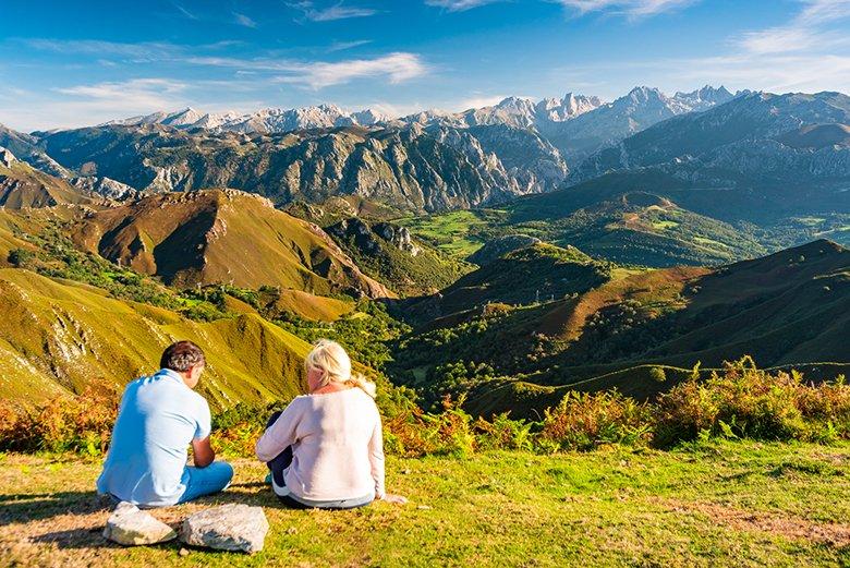 Imagen de la vista panorámica desde la majada de Tebrandi