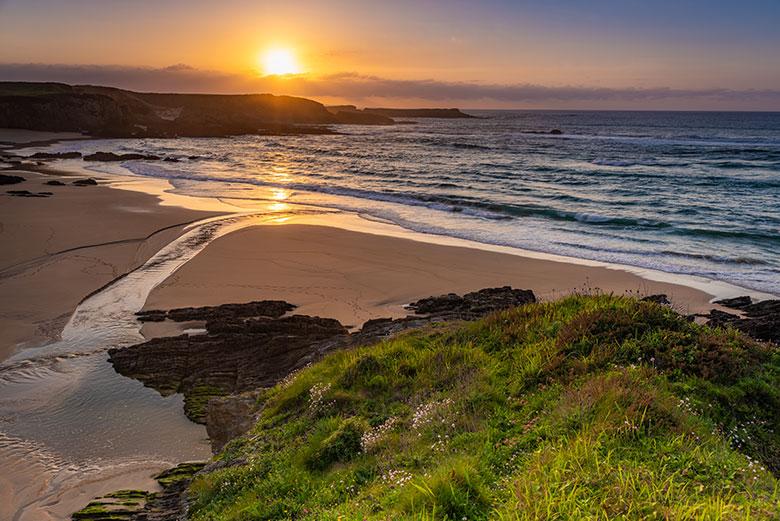 Image de la plage de Serantes (Tapia de Casariego)