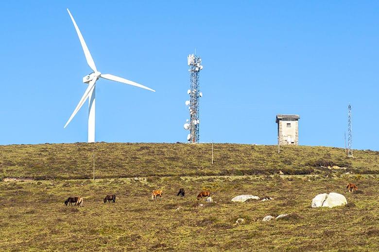 Das Bild der Sierra de Penouta