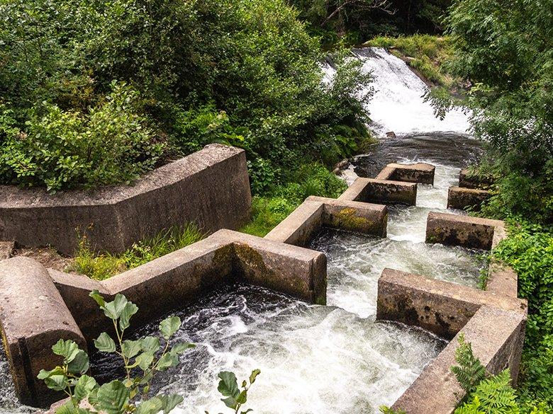 Imagem do trajeto dos caminhos-de-ferro