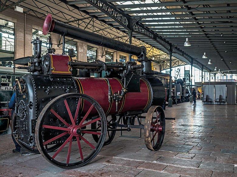 Bild des Eisenbahnmuseums von Asturien (Gijón/Xixón)