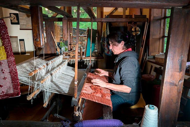 Image of the Irene's loom in Santalla (Santa Eulalia de Oscos) ©JManuel S. Calvo