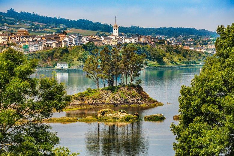 Imagem do estuário do Eo