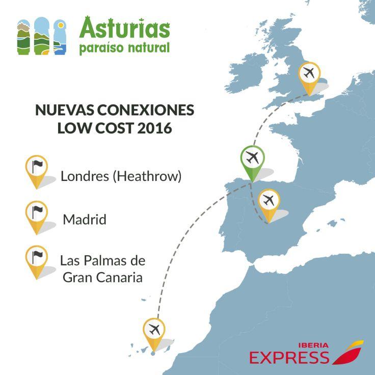 Ir a Imagen El Gobierno de Asturias alcanza un acuerdo con el Grupo Iberia para aumentar las conexiones aéreas con Madrid y Londres