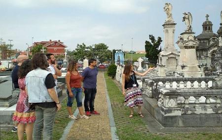 Visita ao cemitério de La Carriona