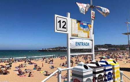 Gijón Playa vistas a la playa de San Lorenzo