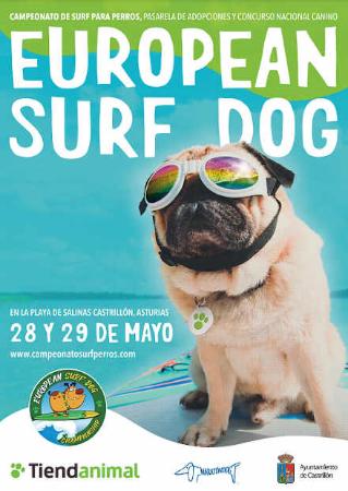 Campeonato Europeo de Surf para Perros