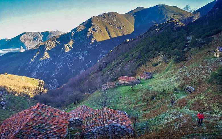 Imagen de la braña de la Revechada (Teverga)