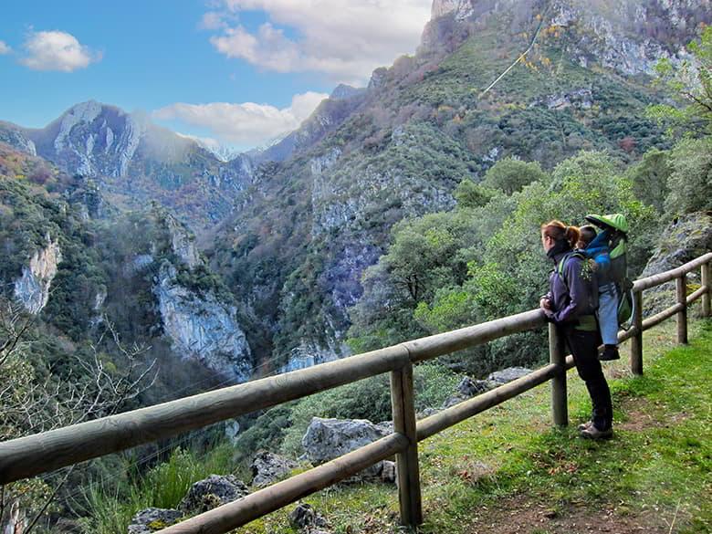 Image of the viewpoint of the Castro route (Somiedo)