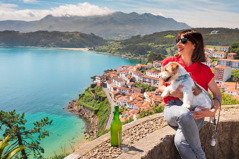 Bild einer asturischen Szene mit Apfelwein