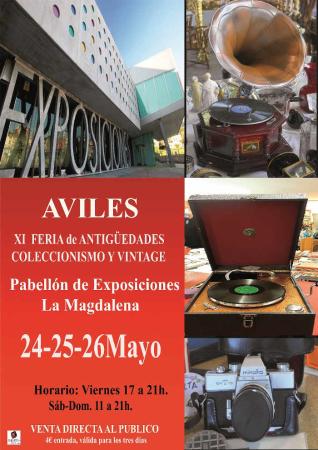 Feria de Antigüedades, coleccionismo y vintage en Avilés