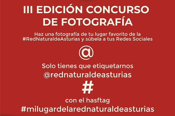 Imagen del cartel del Concurso de fotografía de tu lugar favorito de la Red Natural de Asturias