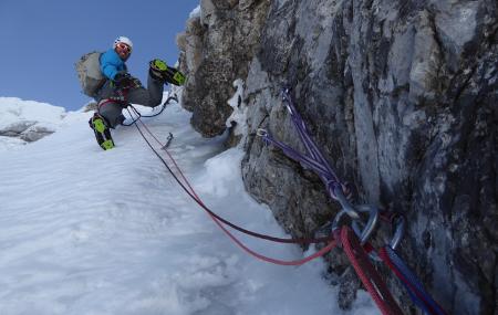 Cara Norte Peña Santa de Enol en el Macizo Occidental o del Cornión en los Picos de Europa