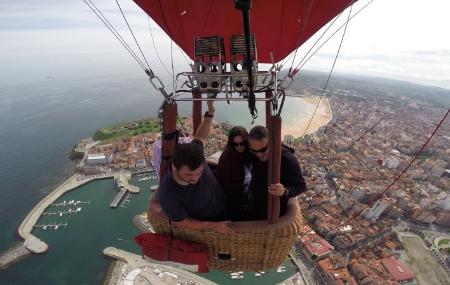 Vuelo en globo sobre Gijón